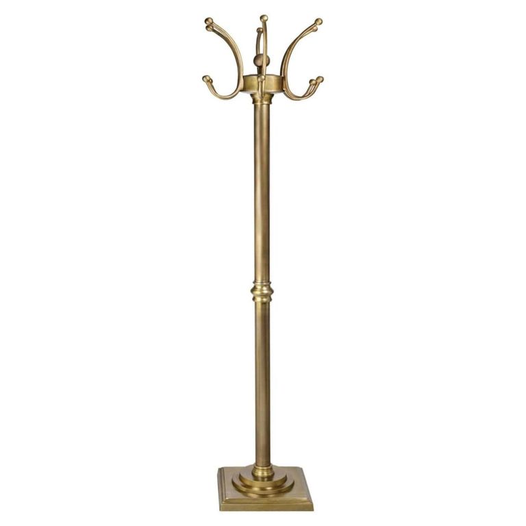 Darwy Coat Rack - Antique Brass - Metal