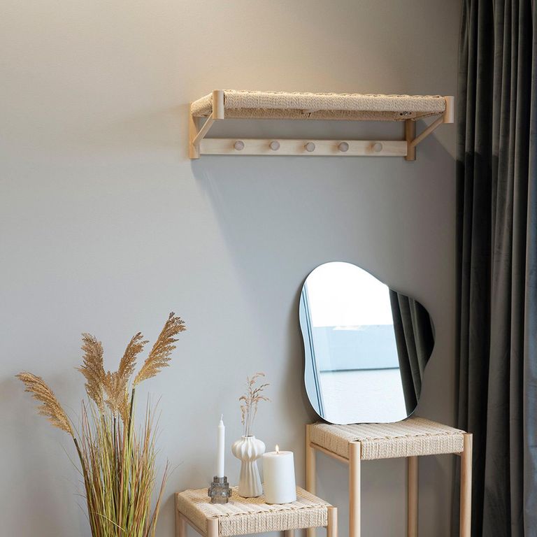 Abano Hat Shelf - Natural