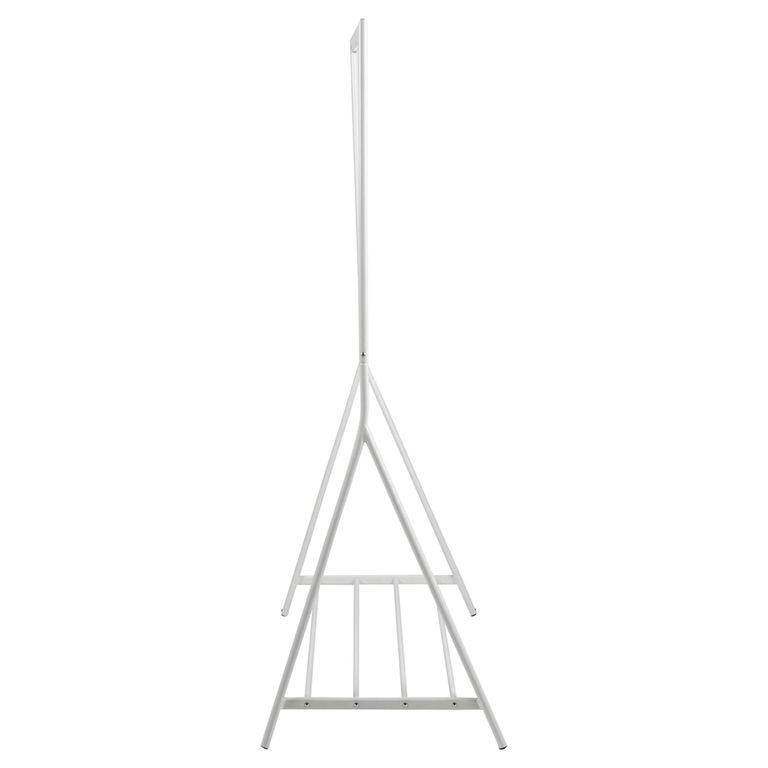 Brent Clothes Rack - White Metal