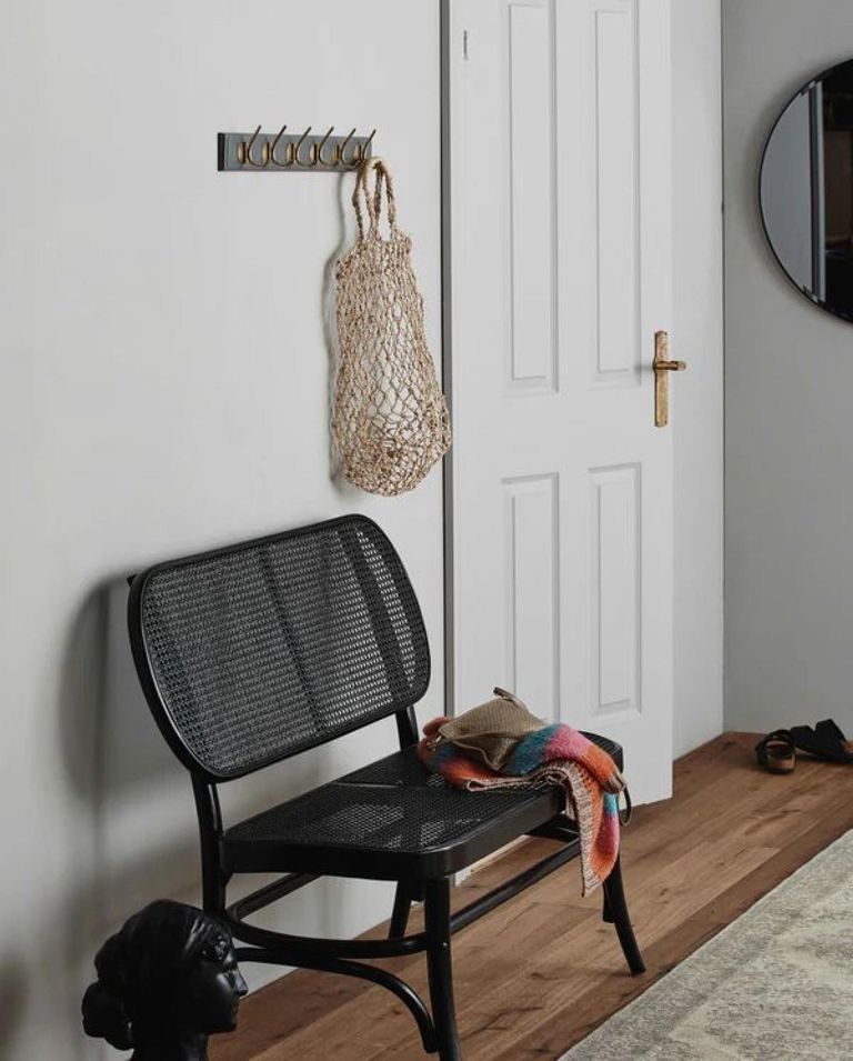 Edgy Grey 6 Hooks Coat Rack (Set of 2)