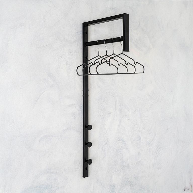 Trento Clothes Rack - Black Metal