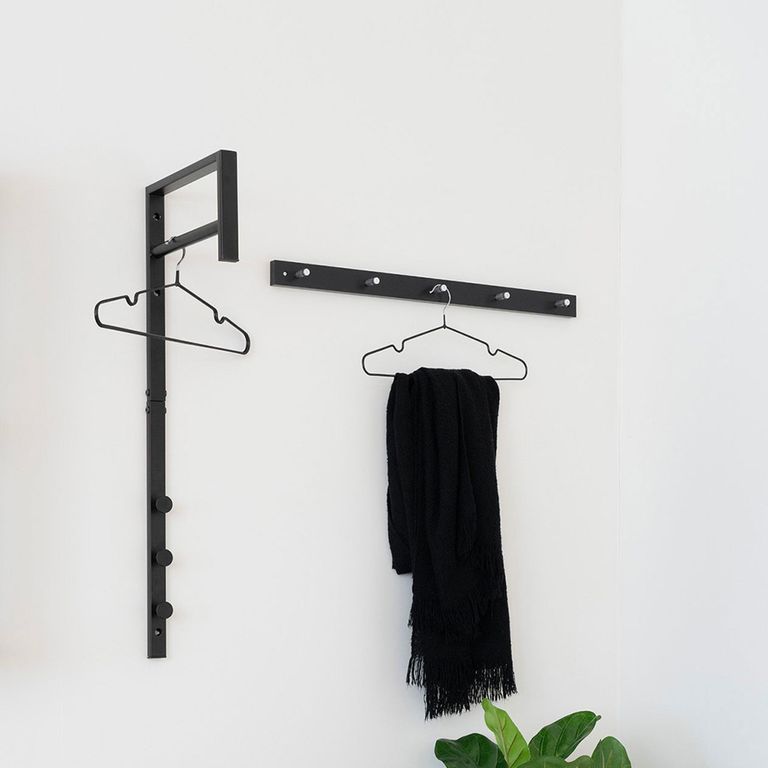 Trento Clothes Rack - Black Metal