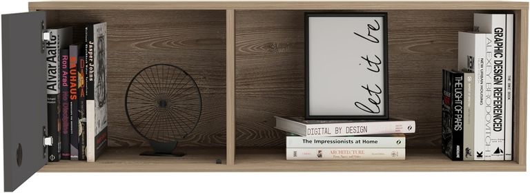 Vegas Grey Wall Storage Unit