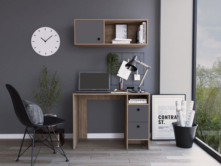Vegas Grey Wall Storage Unit