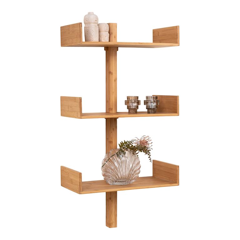 Villa Shelf - 3 Shelves - Bamboo - Natural