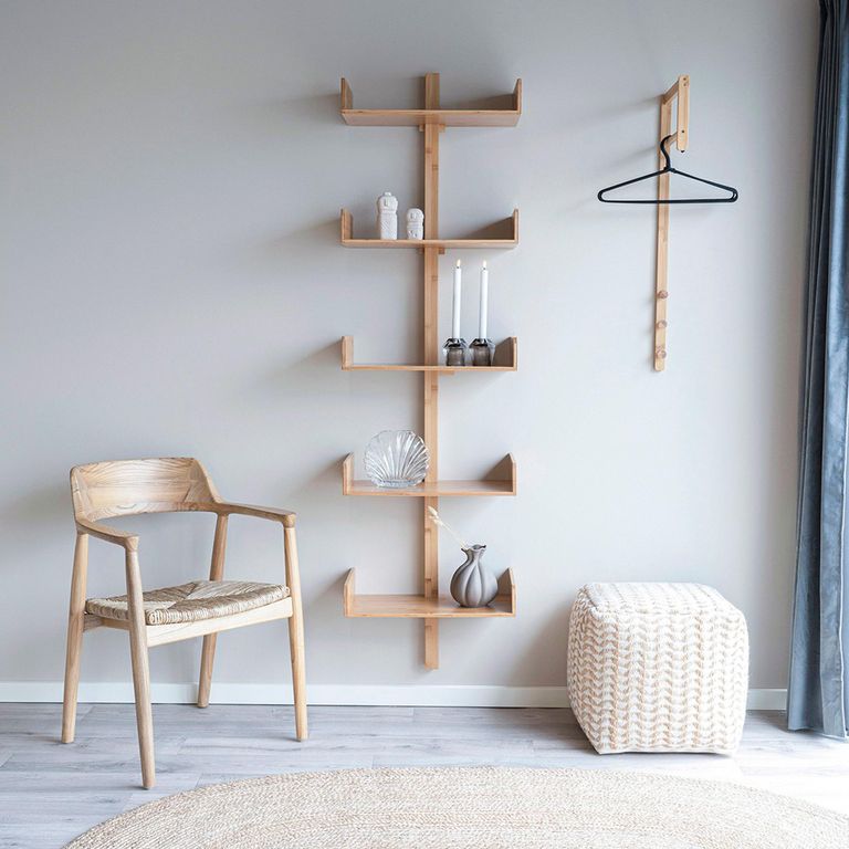 Villa Shelf - 5 Shelves - Bamboo - Natural