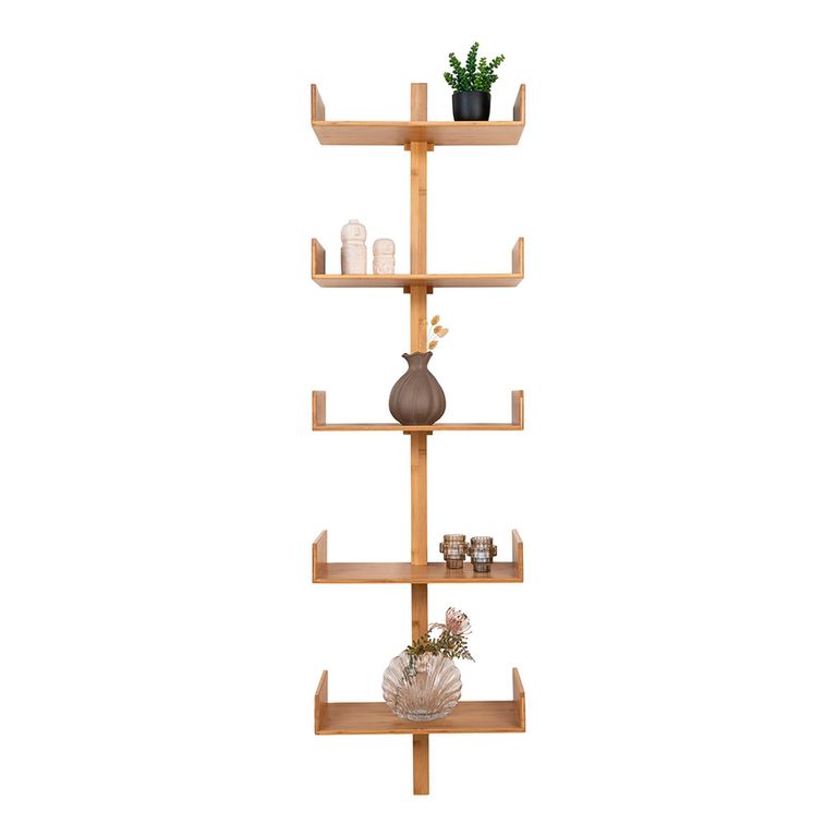 Villa Shelf - 5 Shelves - Bamboo - Natural
