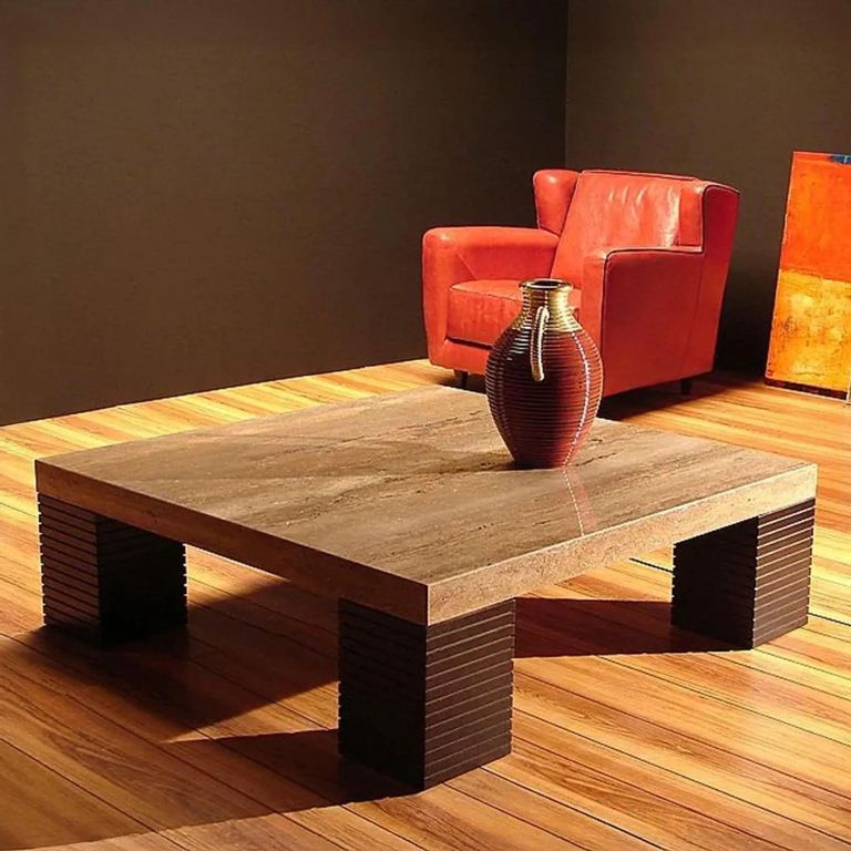 Espresso Occasional Tables - Large - Marble - Variation Available