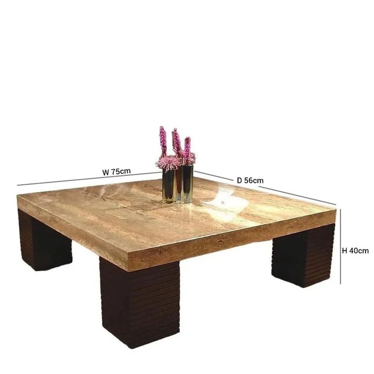 Espresso Occasional Tables - Large - Marble - Variation Available