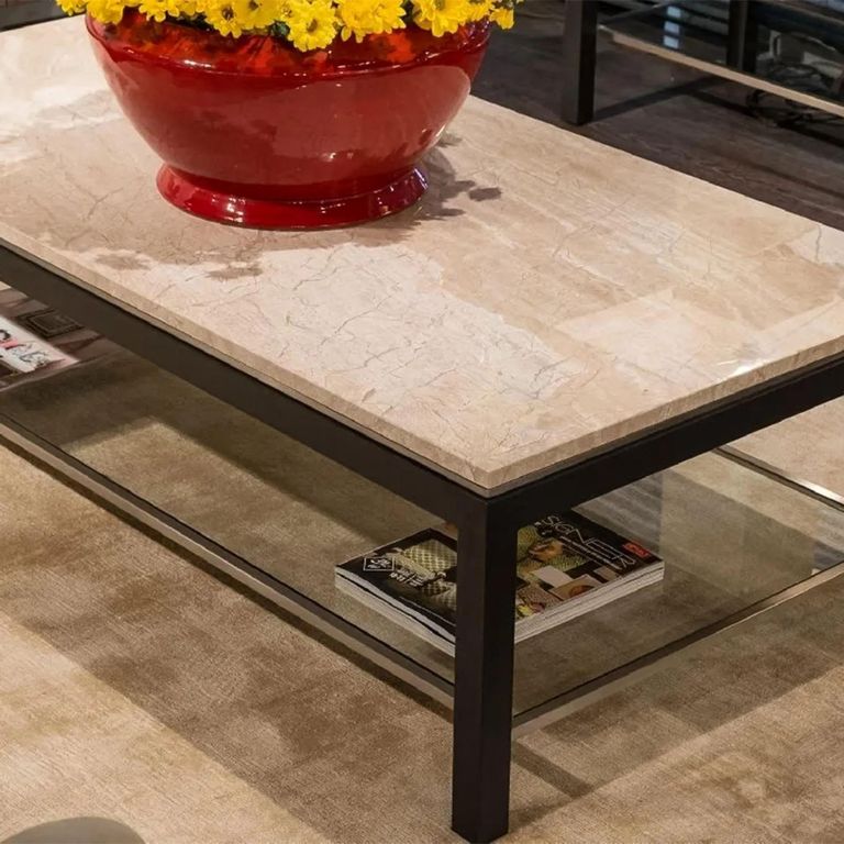 Stilo Occasional Table - Marble with Metal Base - Variation Available