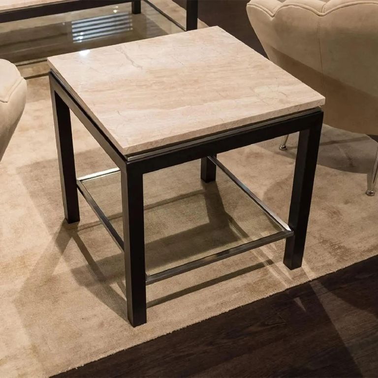 Stilo Occasional Table - Marble with Metal Base - Variation Available