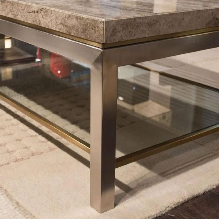 Stilo Occasional Table - Marble with Metal Base - Variation Available