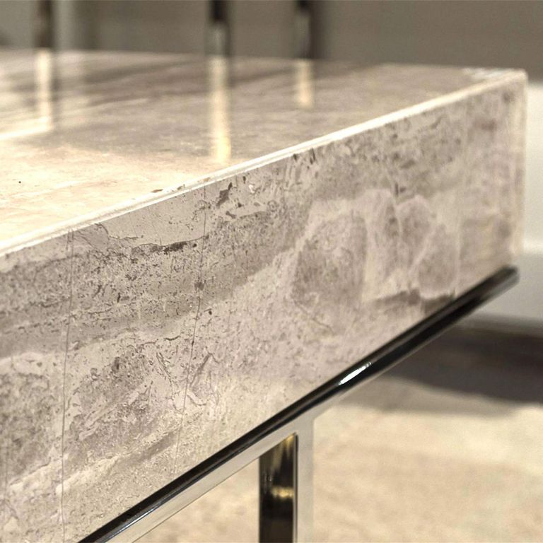 Gipsy Occasional Tables - Marble with Metal Base - Variation Available