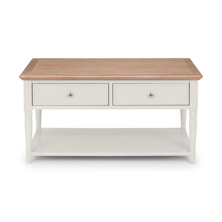 Provence Coffee Table - 2 Drawer - Grey