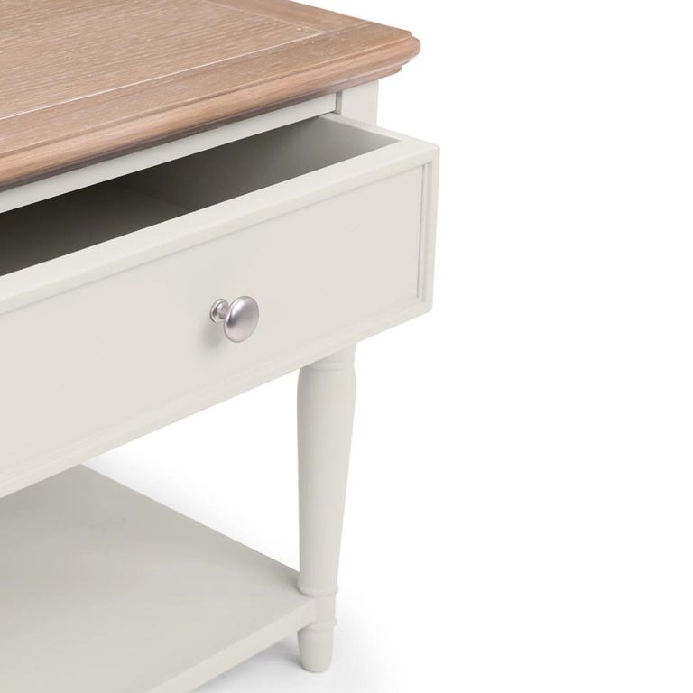 Provence Coffee Table - 2 Drawer - Grey