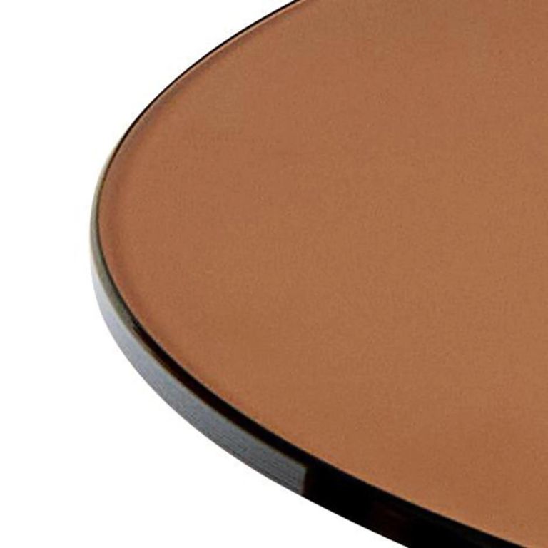 Dunsley Coffee Table - Round - Brown Glass