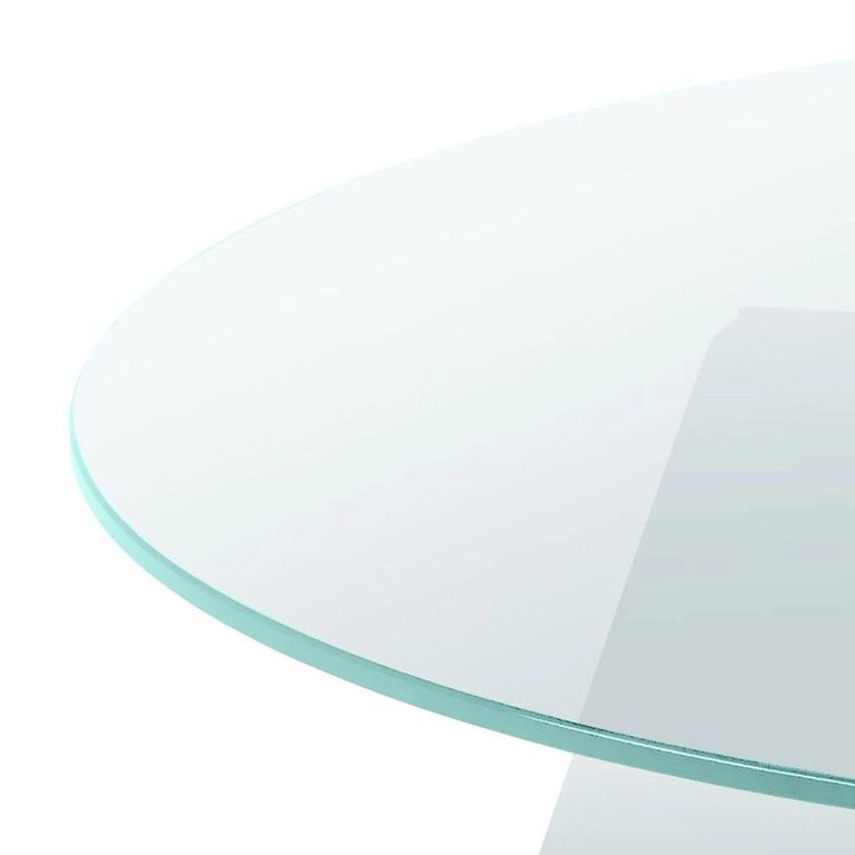 Samos Coffee Table - Round - Clear Glass