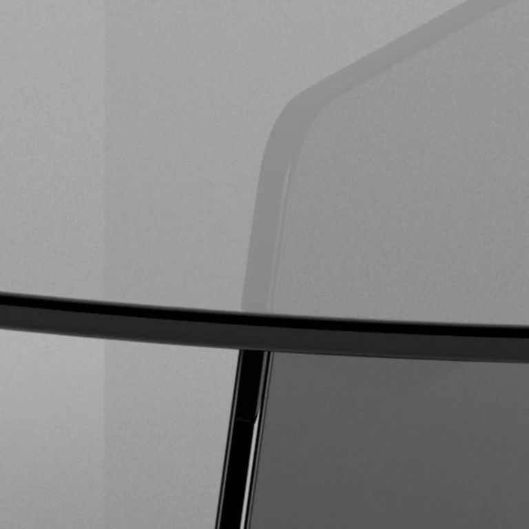 Samos Coffee Table - Round - Smoked Glass