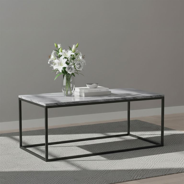 Marmora Coffee Table - Grey Marble