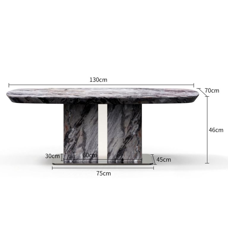 Saronno Grey Marble Coffee Table