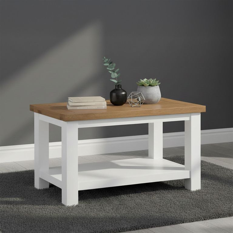 Lundy Coffee Table - White Painted