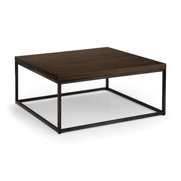 Brooklyn Coffee Table - 90cm - Square - Dark Oak