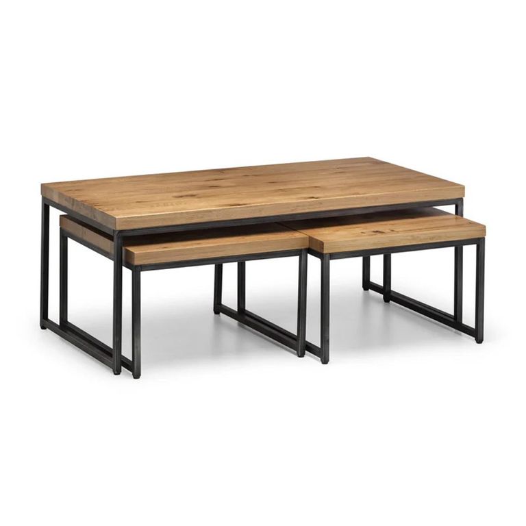 Brooklyn Nest of Coffee Tables - Oak