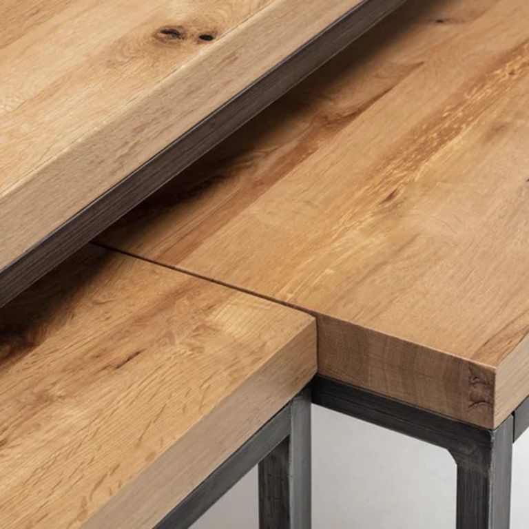 Brooklyn Nest of Coffee Tables - Oak