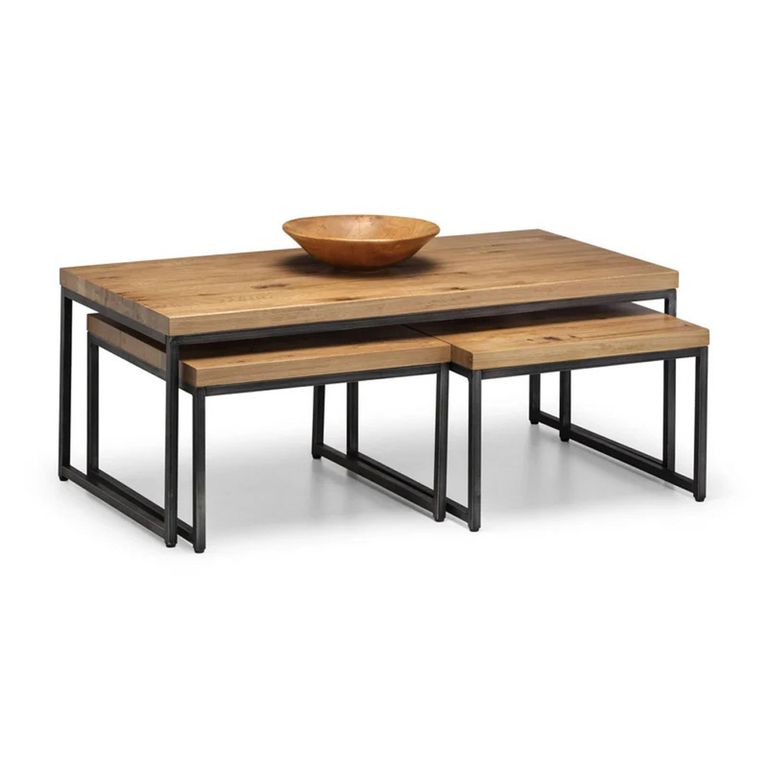 Brooklyn Nest of Coffee Tables - Oak