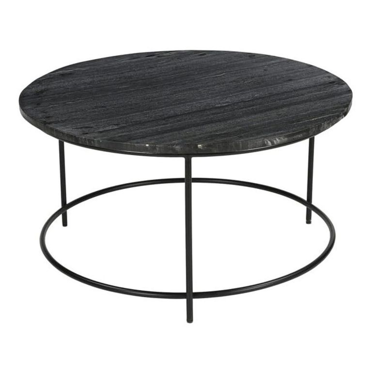 Buxton Coffee Table - Round - Grey Marble