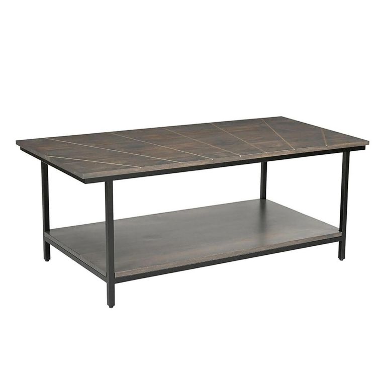Fowey Coffee Table - Dark Brown Mango Wood