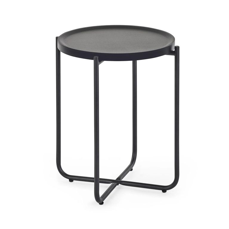 Sagrada Coffee Table Set - Round - Black Metal