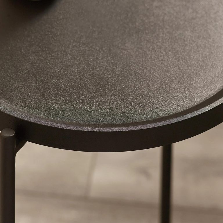 Sagrada Coffee Table Set - Round - Black Metal