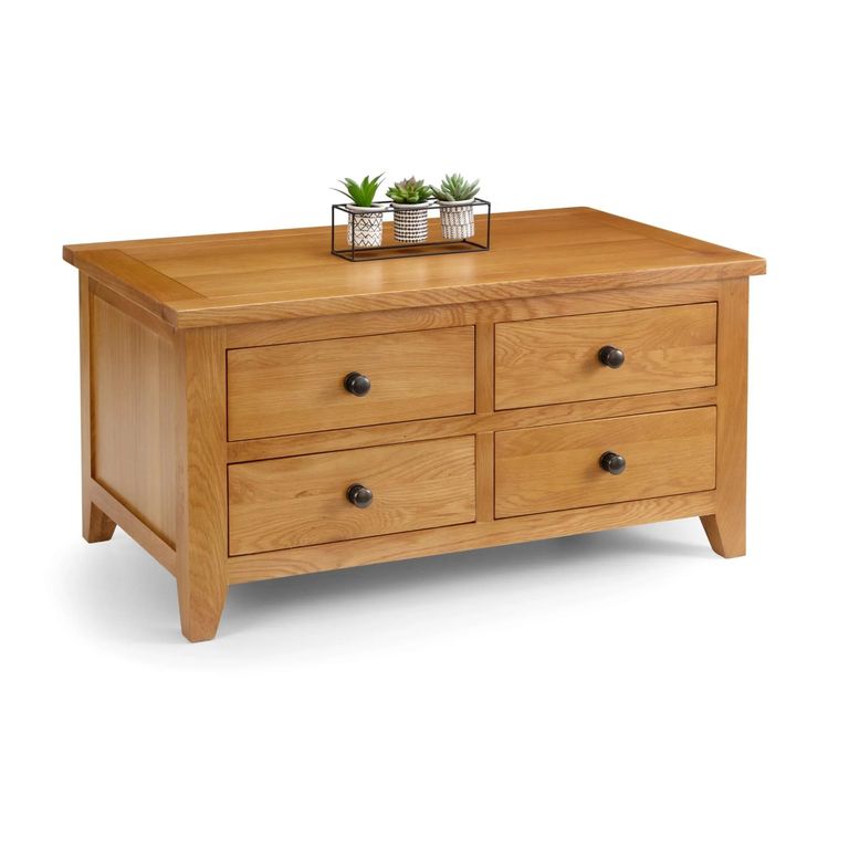 Astoria Oak Coffee Table - 4 Drawer