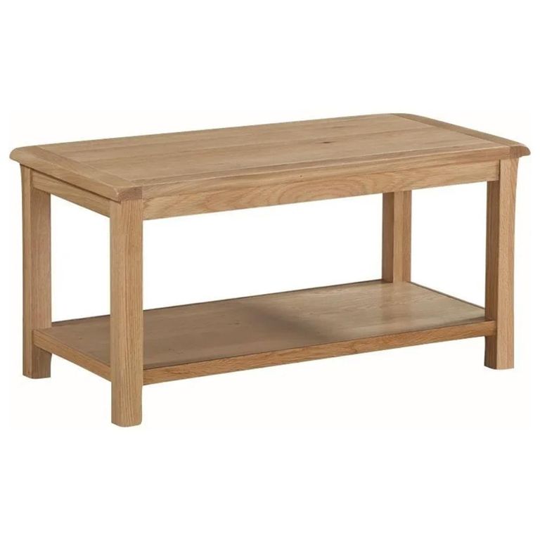 Kilmore Coffee Table - with Shelf - Oak