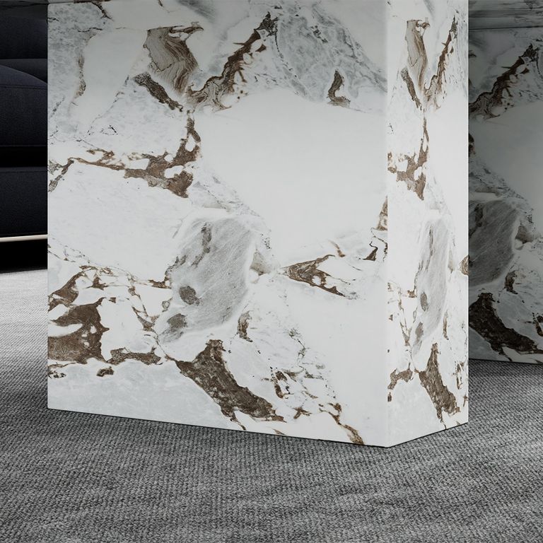 Viola White Marble Coffee Table