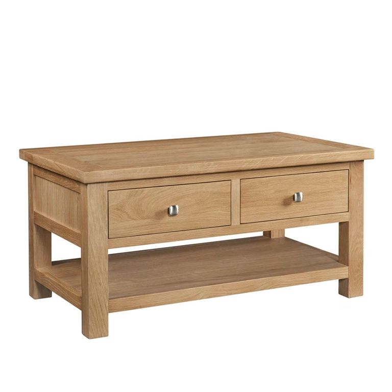 Appleby Coffee Table - 1 Drawer - Oak