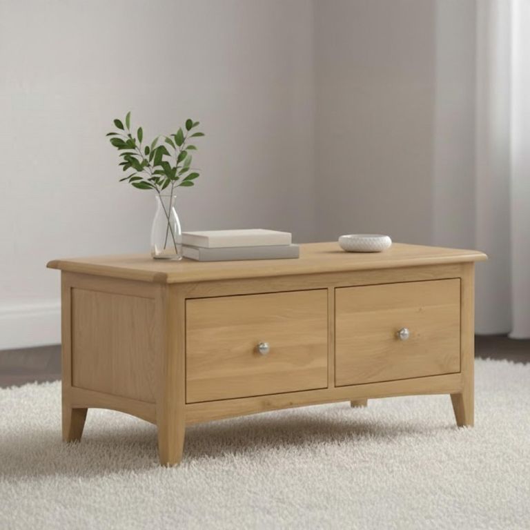 Kilkenny Coffee Table - 2 Drawer - Oak