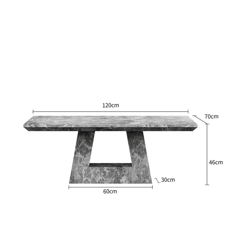 Milan Grey Marble Coffee Table