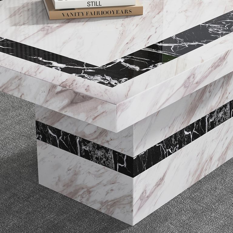 Rome Beige Marble Coffee Table