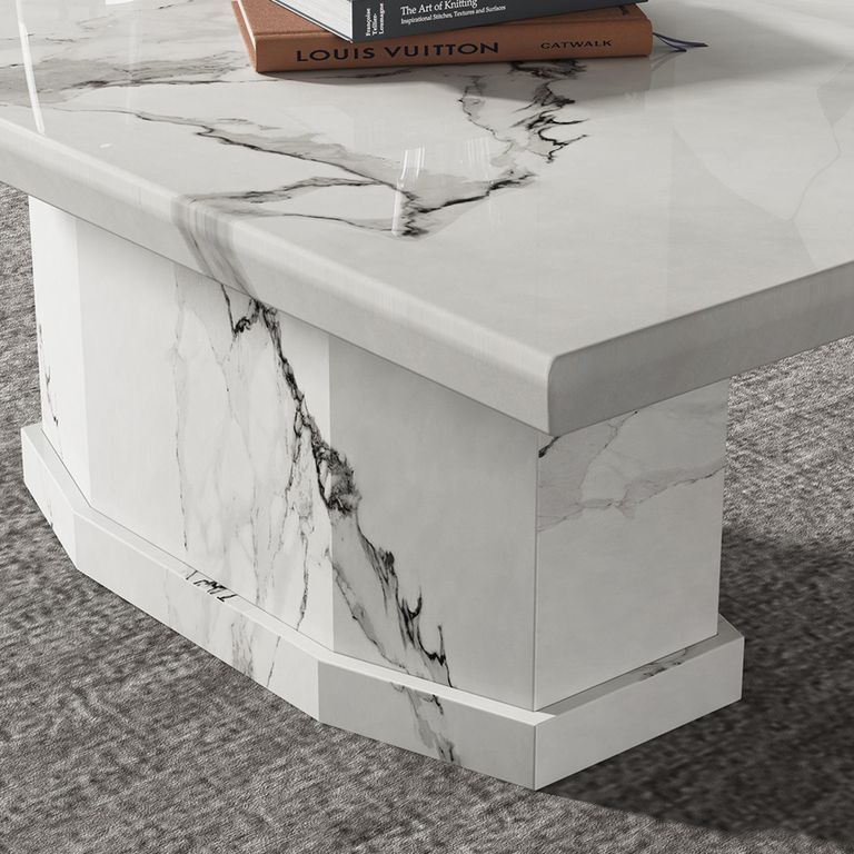 Naples Coffee Table - White Marble