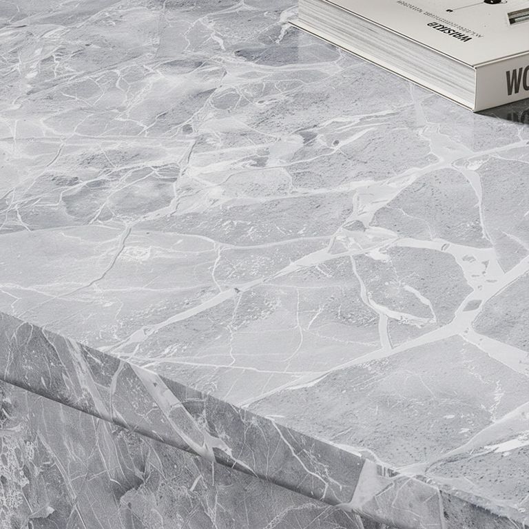 Turin Coffee Table - Square - Grey Marble