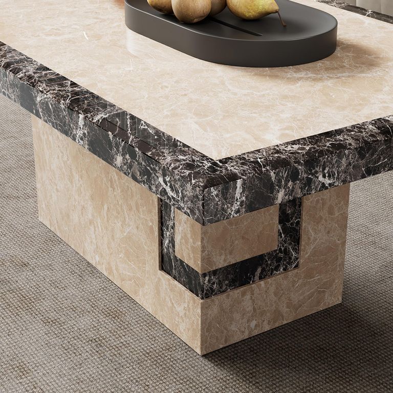 Venice Coffee Table - Cream Marble