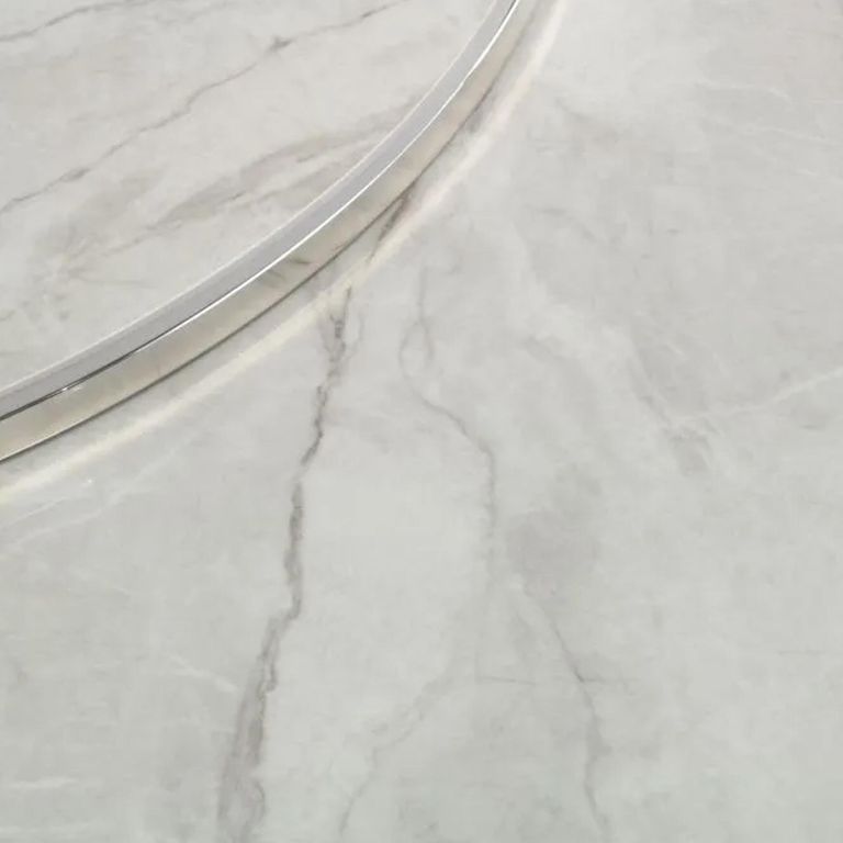 Clearance - Hanson Coffee Table - Set of 2 - Round - Sintered Stone and Chrome - A452