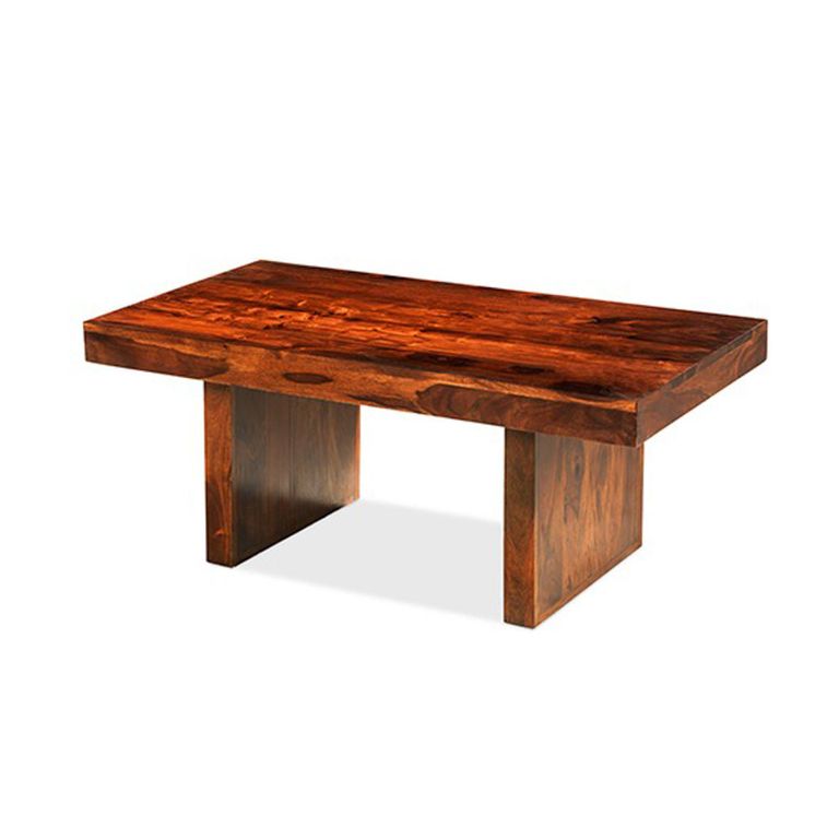 Cube Sheesham Block Coffee Table