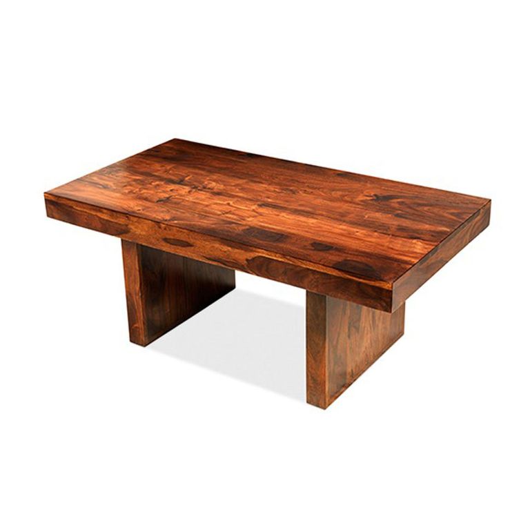 Cube Sheesham Block Coffee Table