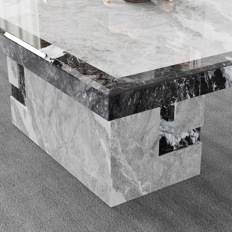 Venice Coffee Table - Armani Grey Engineered Marble