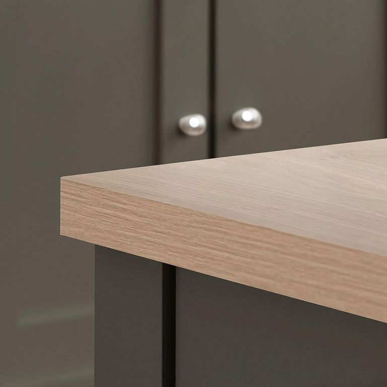 Highgate Coffee Table - 2 Drawer - Dark Grey Painted