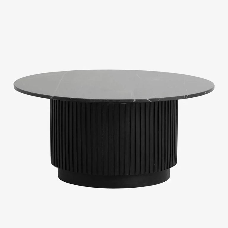 Erie Coffee Table - Round - Large - Black Marble