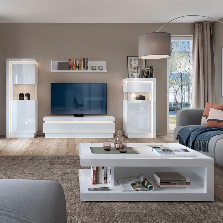Lyon Coffee Table - White Gloss